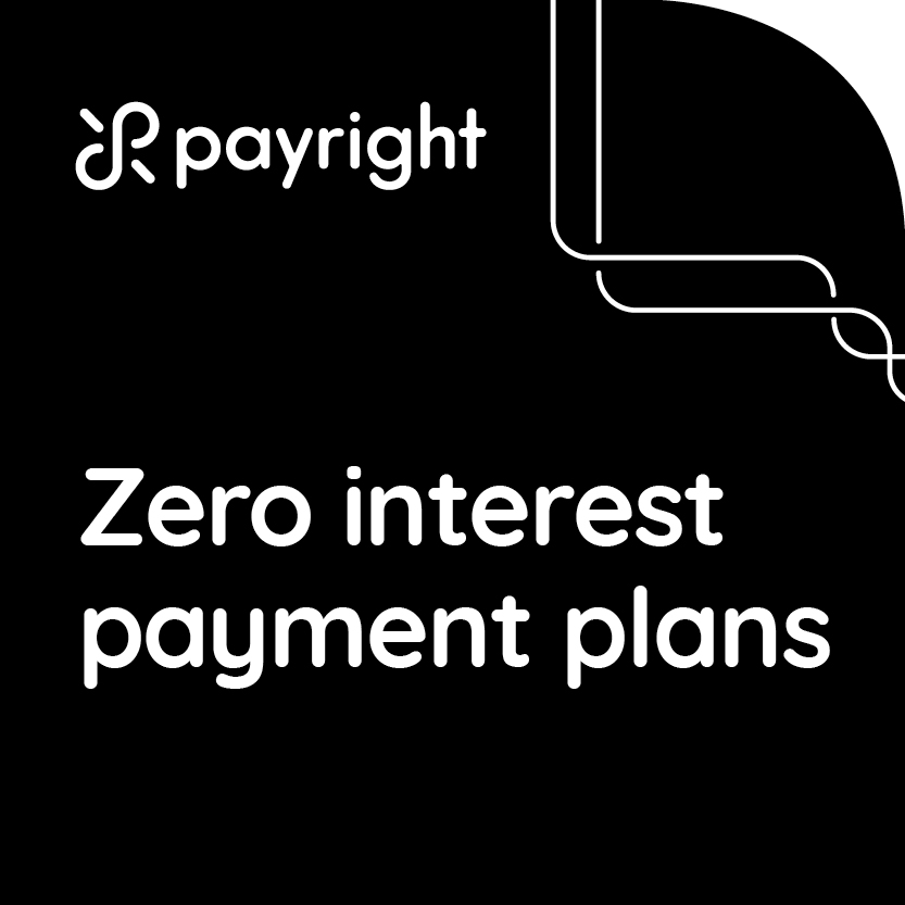 Interest free finance with PayRight