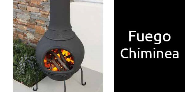 Fuego Chiminea outdoor fireplace